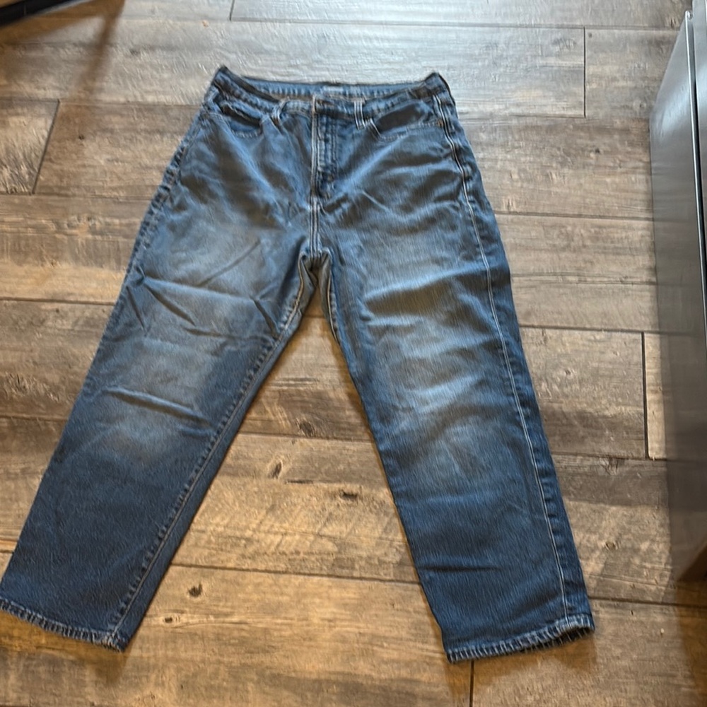 old navy sky hi straight jeans